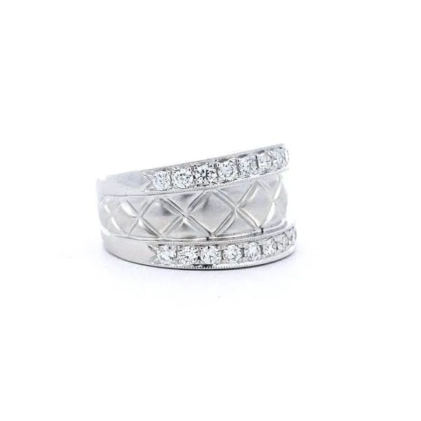 18kt White Gold Diamond Fashion Ring Image 2 Stambaugh Jewelers Defiance, OH