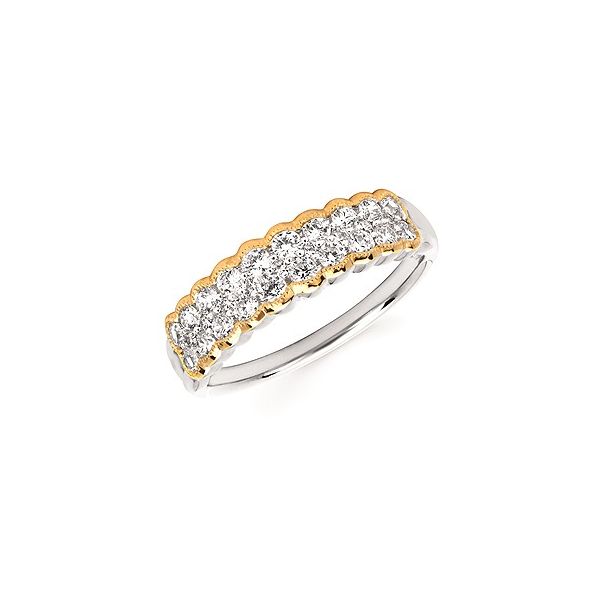 14kt White and Yellow Gold Diamond Ring Stambaugh Jewelers Defiance, OH