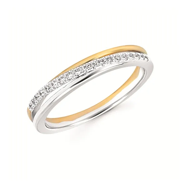 14kt White and Yellow Gold Diamond Fashion Ring Stambaugh Jewelers Defiance, OH