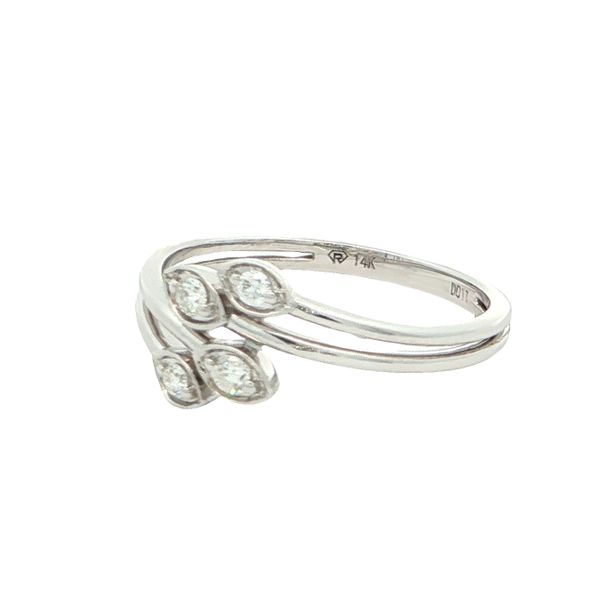 14kt White Gold .11ctw Diamond Fashion Ring Image 2 Stambaugh Jewelers Defiance, OH