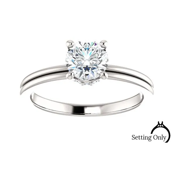 White Gold ever&ever Solitaire Engagement Mounting Stambaugh Jewelers Defiance, OH