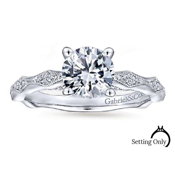 'Mason' 14kt Engagement Ring by Gabriel & Co Stambaugh Jewelers Defiance, OH