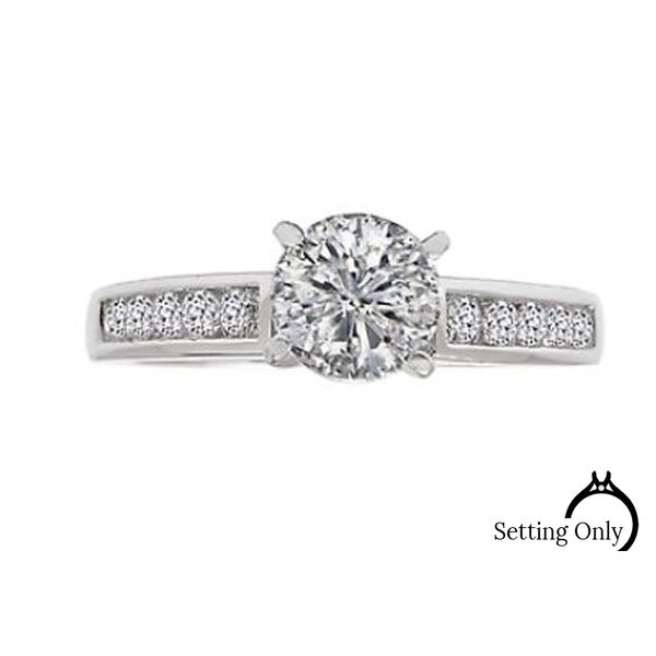 14kt White Gold Classic Engagement Ring by Romance Stambaugh Jewelers Defiance, OH