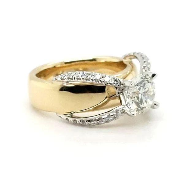 Gabriel & Co. 14kt Gold Diamond Engagement Ring 