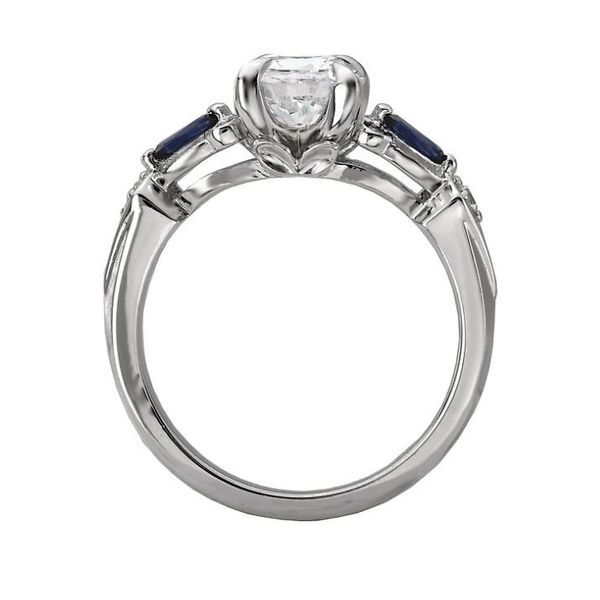 Romance 14kt White Gold Classic Engagement Mounting Image 3 Stambaugh Jewelers Defiance, OH
