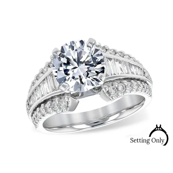 14kt White Gold Engagement Mounting Stambaugh Jewelers Defiance, OH