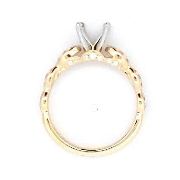 14 Karat Yellow Gold Vintage Engagement Mounting Image 3 Stambaugh Jewelers Defiance, OH