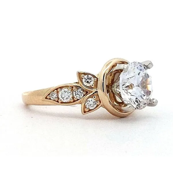 14kt Yellow Gold Eco-Brilliance® Engagement Mounting Image 3 Stambaugh Jewelers Defiance, OH