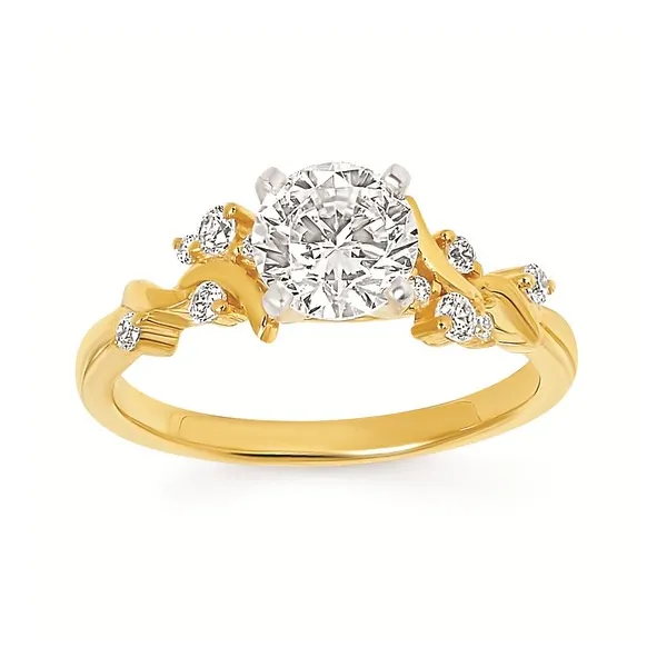 14kt Yellow Gold Forever Elegant® Engagement Mounting Stambaugh Jewelers Defiance, OH