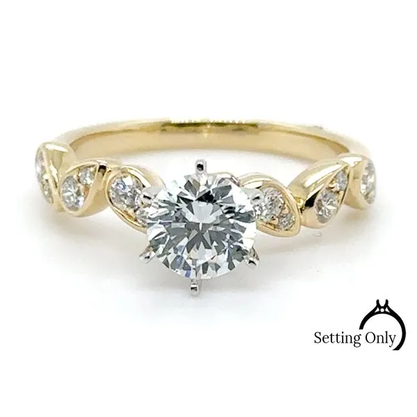14kt Yellow Gold Diamond Engagement Mounting Stambaugh Jewelers Defiance, OH