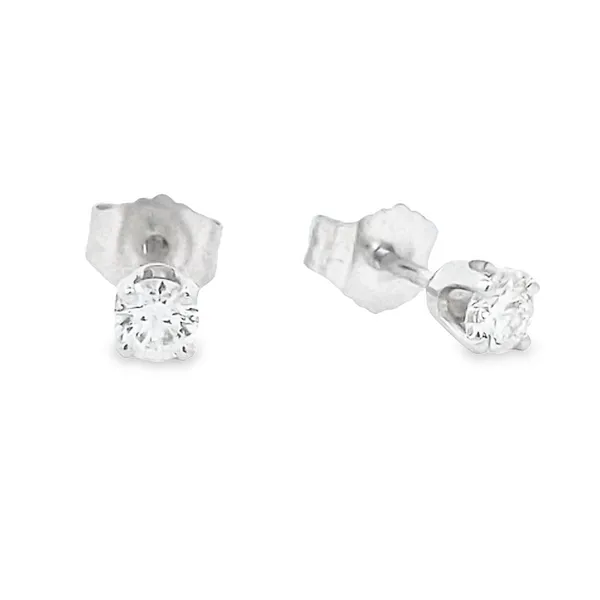 14kt White Gold 1/4 Carat Diamond Studs Stambaugh Jewelers Defiance, OH