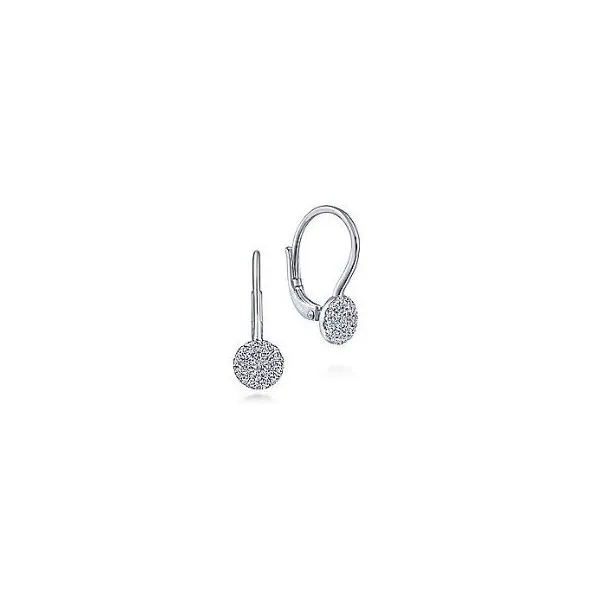 14kt White Gold Diamond Drop Earrings Stambaugh Jewelers Defiance, OH