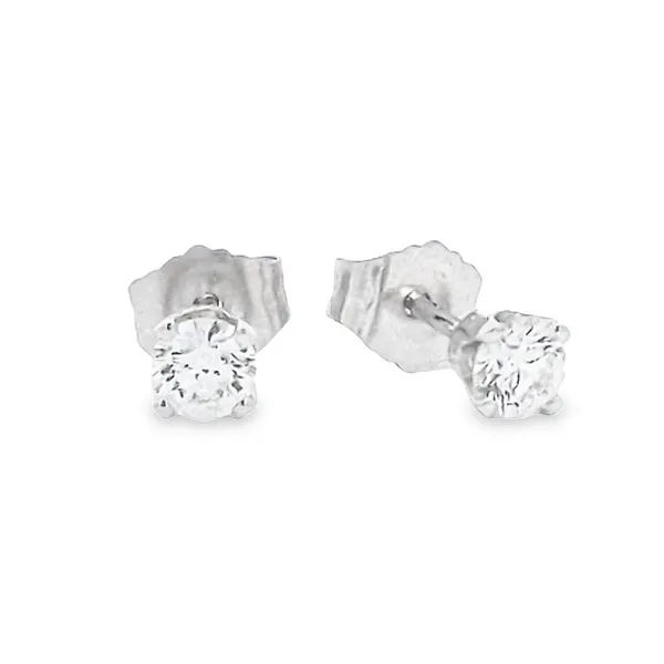 14kt White Gold 1/3 cttw Diamond Stud Earrings Stambaugh Jewelers Defiance, OH