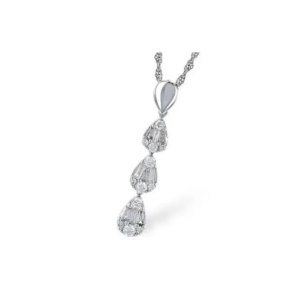 14kt White Gold and Diamond Pendant Stambaugh Jewelers Defiance, OH