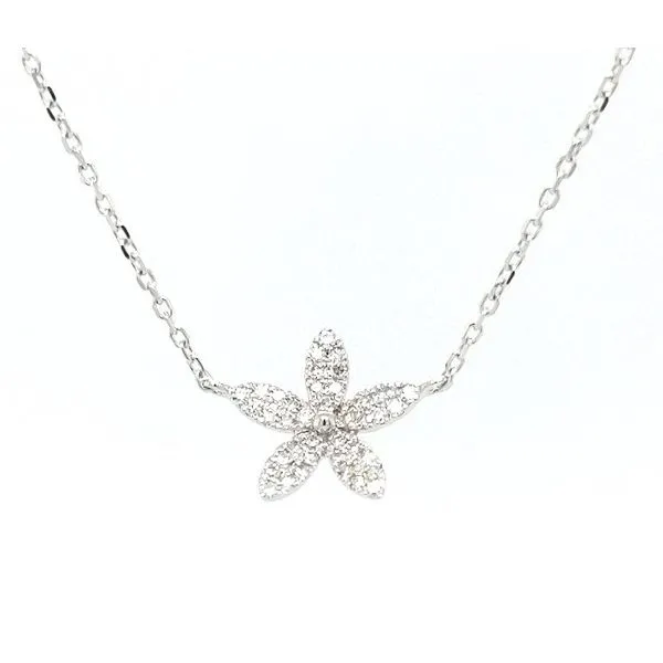 14kt White Gold and Diamond Pendant Stambaugh Jewelers Defiance, OH