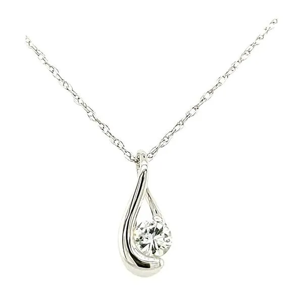 14kt White Gold Diamond Pendant Stambaugh Jewelers Defiance, OH