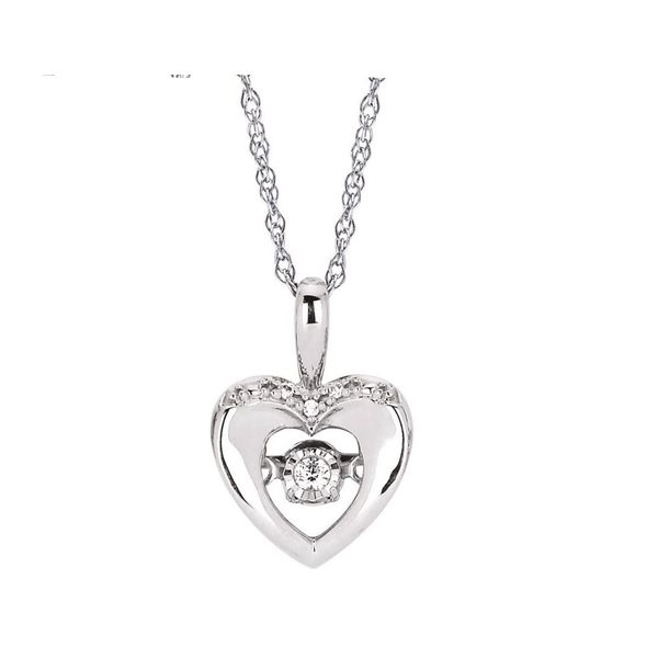 Sterling Silver Shimmering Diamonds® Pendant Stambaugh Jewelers Defiance, OH