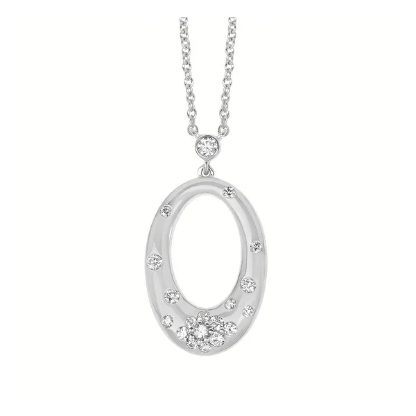 14kt White Gold Diamond Pendant Stambaugh Jewelers Defiance, OH