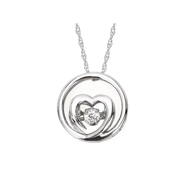 Sterling Silver Shimmering Diamonds® Pendant Stambaugh Jewelers Defiance, OH