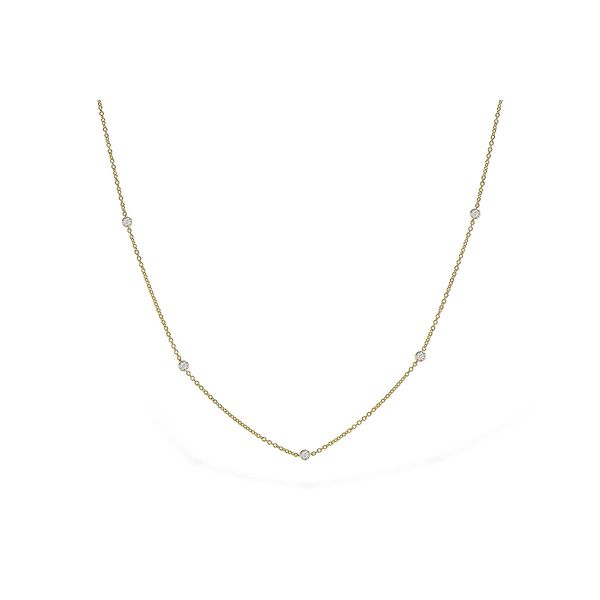 14kt Yellow Gold Diamonds by the Yard Necklace Stambaugh Jewelers Defiance, OH