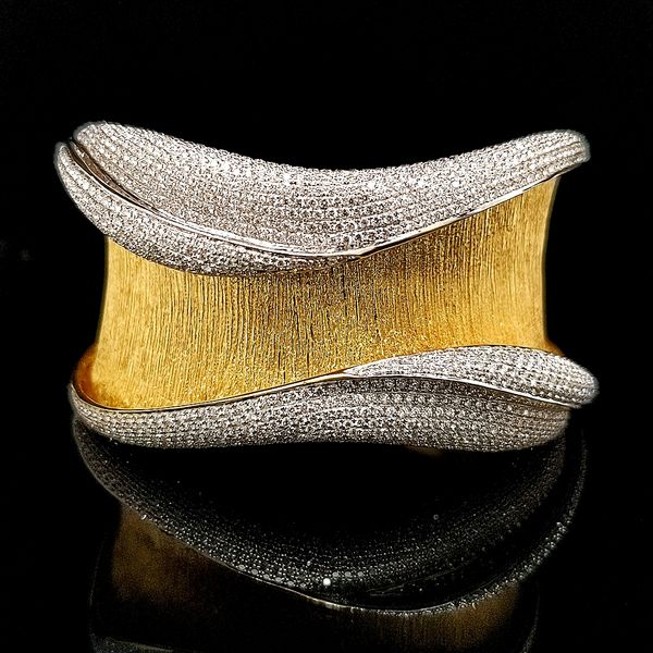 Diamond Cuff Bracelet Image 2 Stambaugh Jewelers Defiance, OH