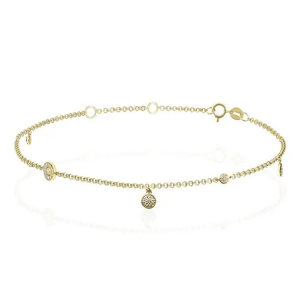 14kt Yellow Gold and Diamond Bracelet Stambaugh Jewelers Defiance, OH
