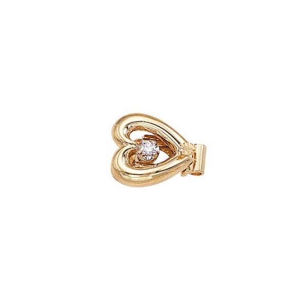 14kt Yellow Gold Diamond Heart Add-A-Link Stambaugh Jewelers Defiance, OH