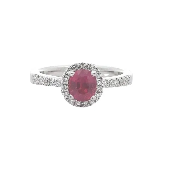 Platinum Ruby and Diamond Ring Stambaugh Jewelers Defiance, OH