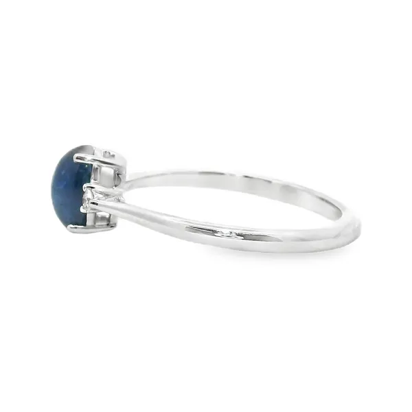 14kt White Gold Sapphire and Diamond Fashion Ring Image 3 Stambaugh Jewelers Defiance, OH