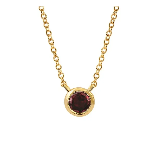 10 Karat Yellow Gold Garnet Pendant Stambaugh Jewelers Defiance, OH