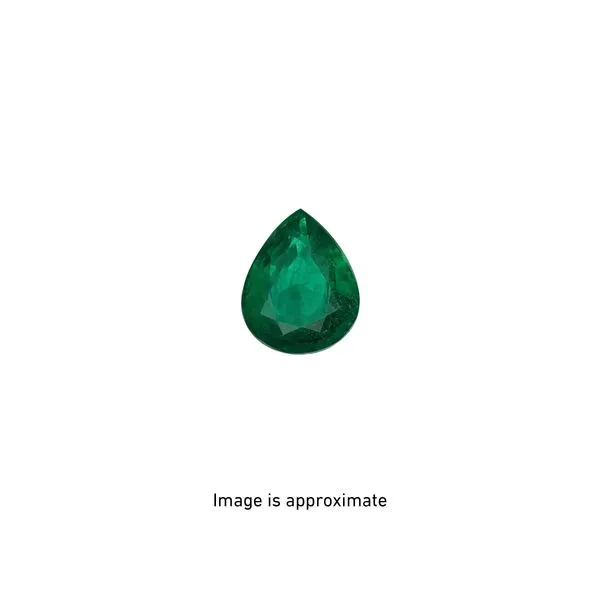 Platinum Emerald and Diamond Pendant Image 2 Stambaugh Jewelers Defiance, OH