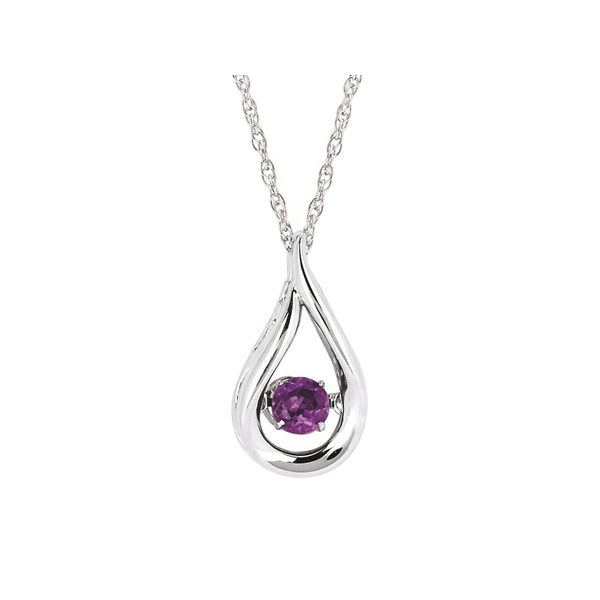 Shimmering® Amethyst Pendant in Sterling Silver Stambaugh Jewelers Defiance, OH