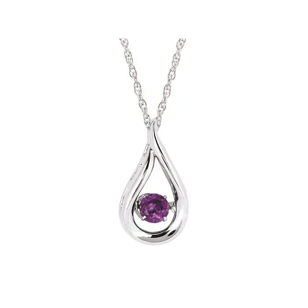 Shimmering® Amethyst Pendant in Sterling Silver Stambaugh Jewelers Defiance, OH