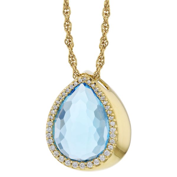 Colored Stone Pendant Image 2 Stambaugh Jewelers Defiance, OH