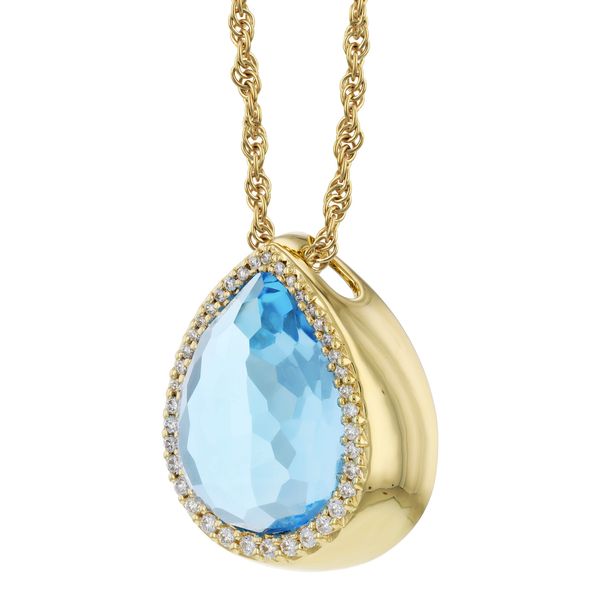 Colored Stone Pendant Image 3 Stambaugh Jewelers Defiance, OH