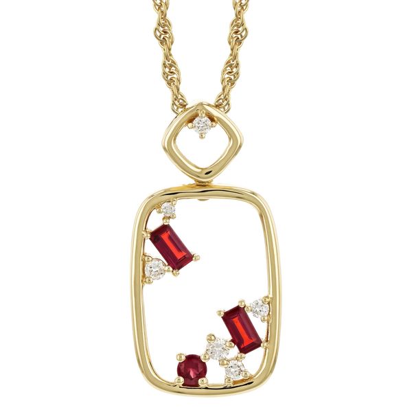 Colored Stone Pendant Image 3 Stambaugh Jewelers Defiance, OH