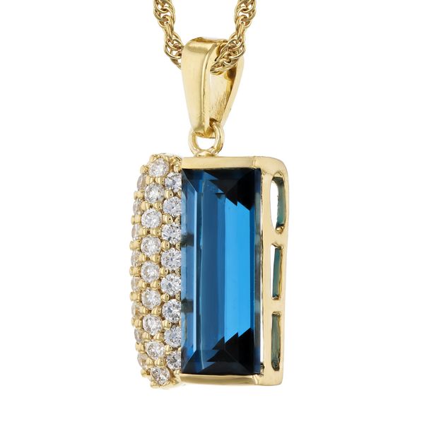 Colored Stone Pendant Image 2 Stambaugh Jewelers Defiance, OH