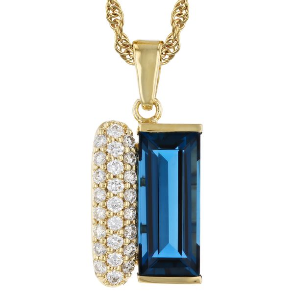 Colored Stone Pendant Image 3 Stambaugh Jewelers Defiance, OH