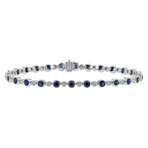 Sapphire and Diamond Bracelet Stambaugh Jewelers Defiance, OH