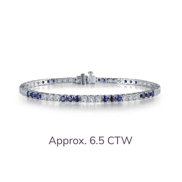 Lafonn Alternating Tennis Bracelet in Sterling Silver Stambaugh Jewelers Defiance, OH