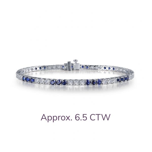 Lafonn Alternating Tennis Bracelet in Sterling Silver Stambaugh Jewelers Defiance, OH