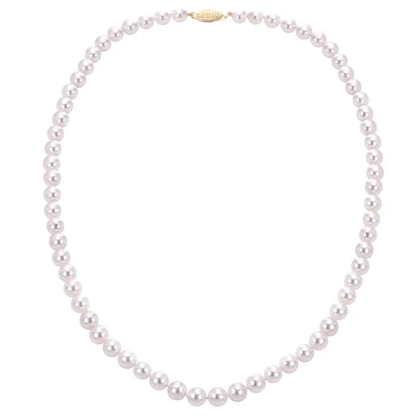5-6mm Akoya Pearl Strand with 14kt Yellow Gold Clasp Stambaugh Jewelers Defiance, OH