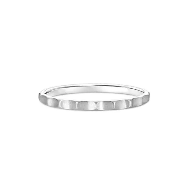 14kt White Gold Scalloped Stackable Ring similar item image