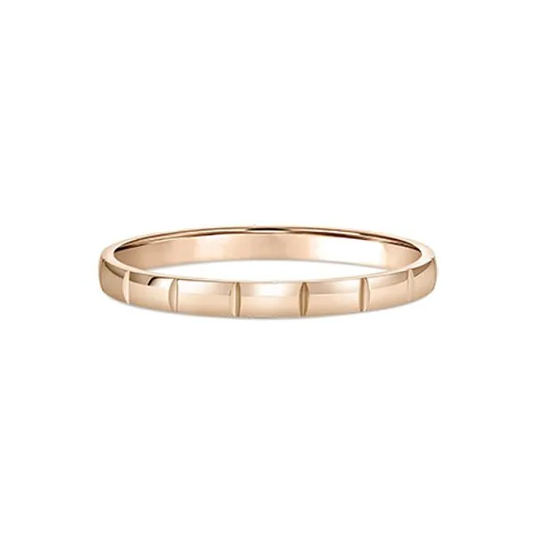 14kt Rose Gold Carved Stackable Ring Stambaugh Jewelers Defiance, OH