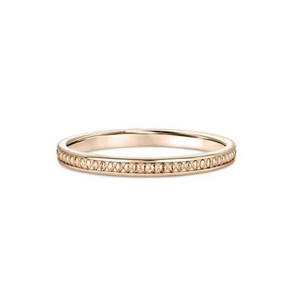 14kt Rose Gold Beaded Stackable Ring Stambaugh Jewelers Defiance, OH