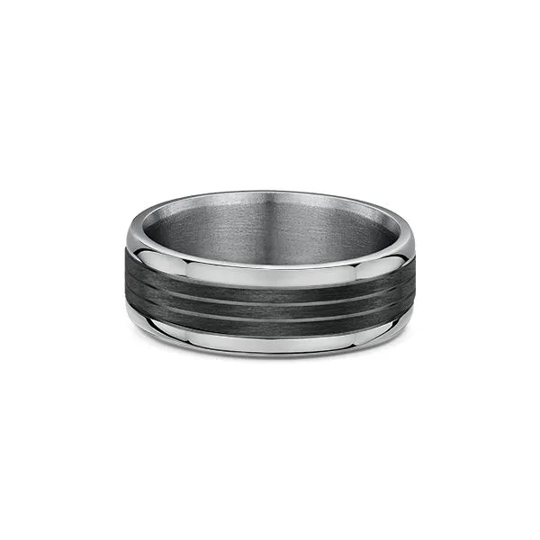 Men's Titanium and Carbon Fiber Wedding Band Stambaugh Jewelers Defiance, OH