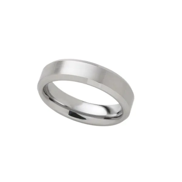 Men's Contemporary Metal Wedding Band Stambaugh Jewelers Defiance, OH