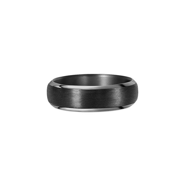 Tantalum and Carbon Fiber Wedding Band Stambaugh Jewelers Defiance, OH