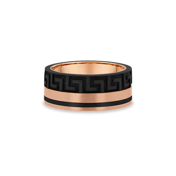 Mens Contemporary Metal Wedding Band
