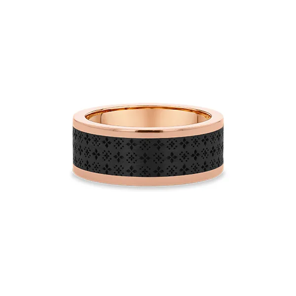 Mens Contemporary Metal Wedding Band